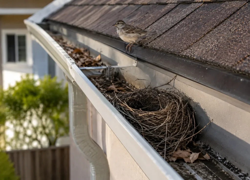 bird-control-common-places-gutters-eaves