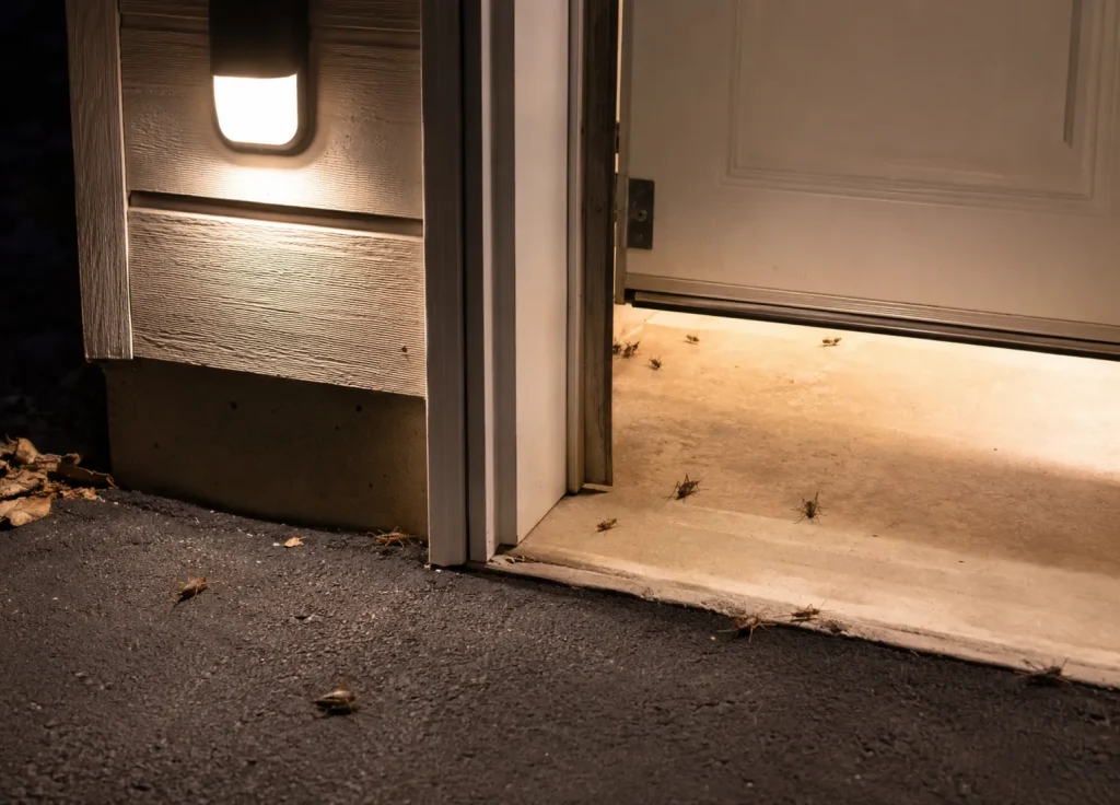 crickets-common-places-garages-entry-points