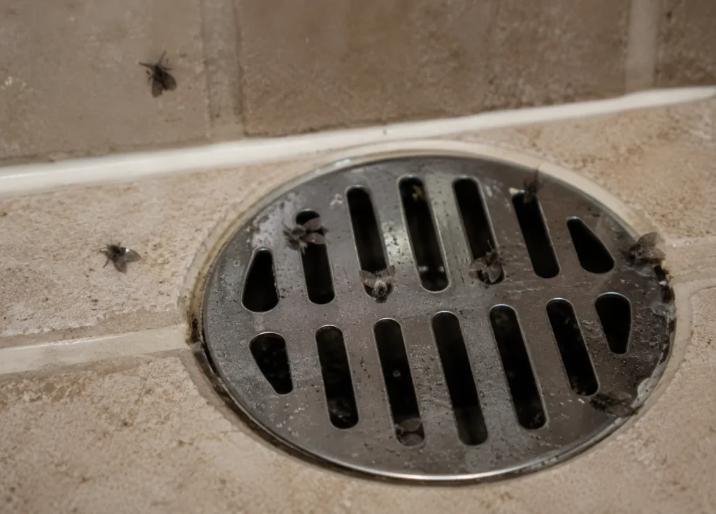 flies-fleas-ticks-common-places-drains-damp-organic-areas