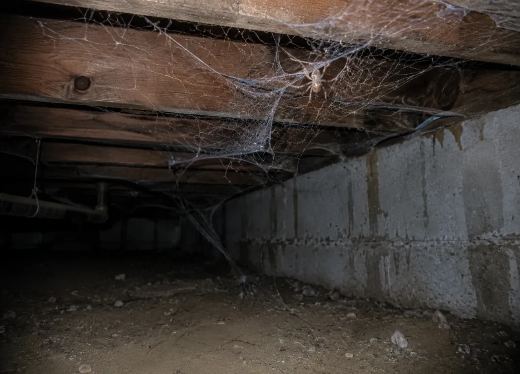 spiders-common-places-crawl-spaces-basements