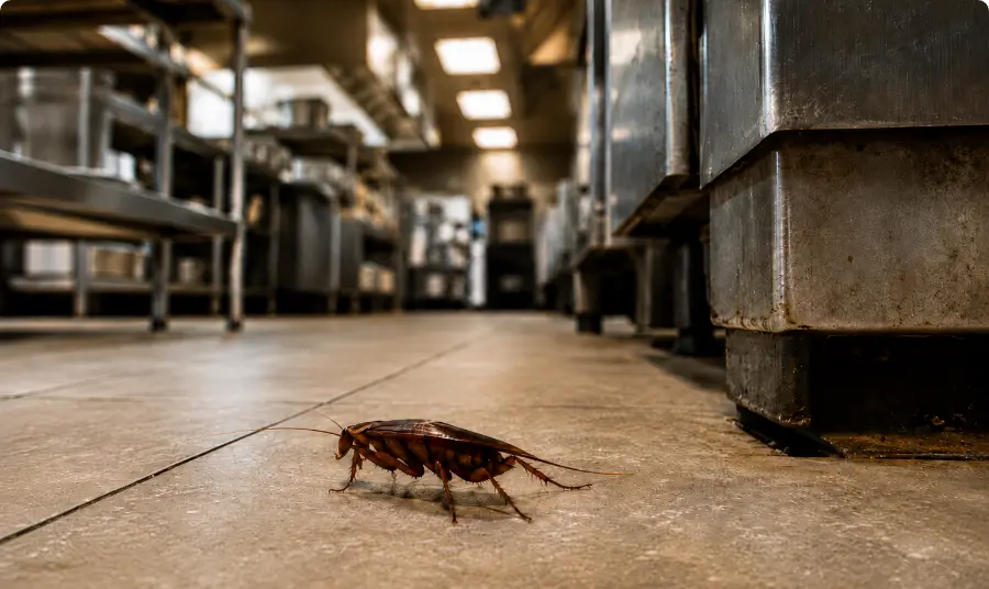 roaches in so cal commercial kitchen